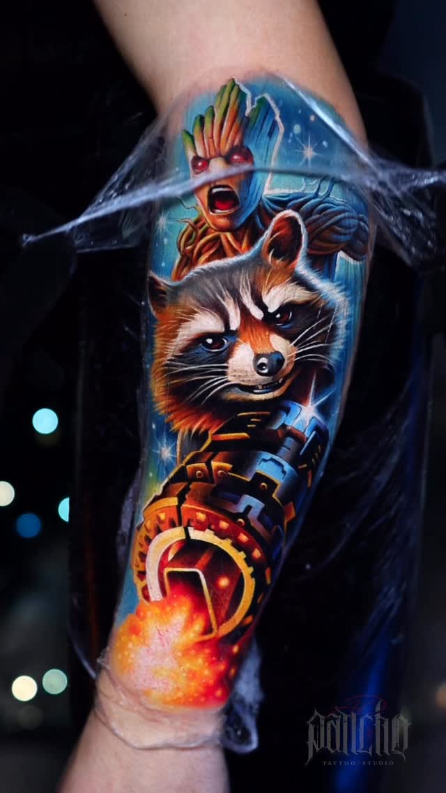Rocket & Groot — color realism